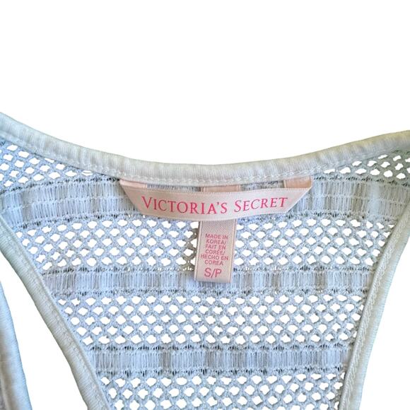 Victoria’s Secret Mesh Swim Coverup Dress White size Small - Picture 3 of 3